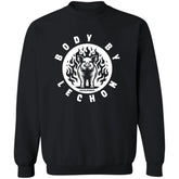 Body By Lechon Circle Unisex Crewneck Pullover Sweatshirt